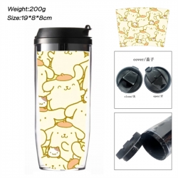 Sanrio Anime double-layer insulated water bottle and cup 350ML