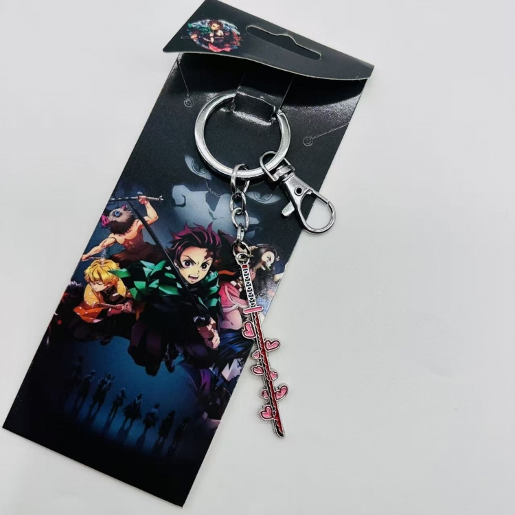 Demon Slayer Kimets Anime peripheral metal keychain price for 5 pcs