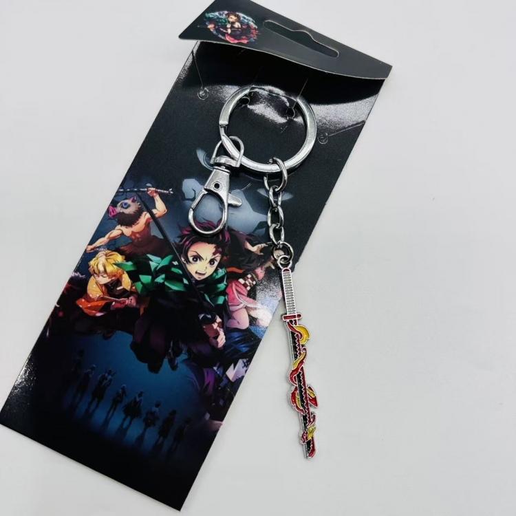 Demon Slayer Kimets Anime peripheral metal keychain price for 5 pcs