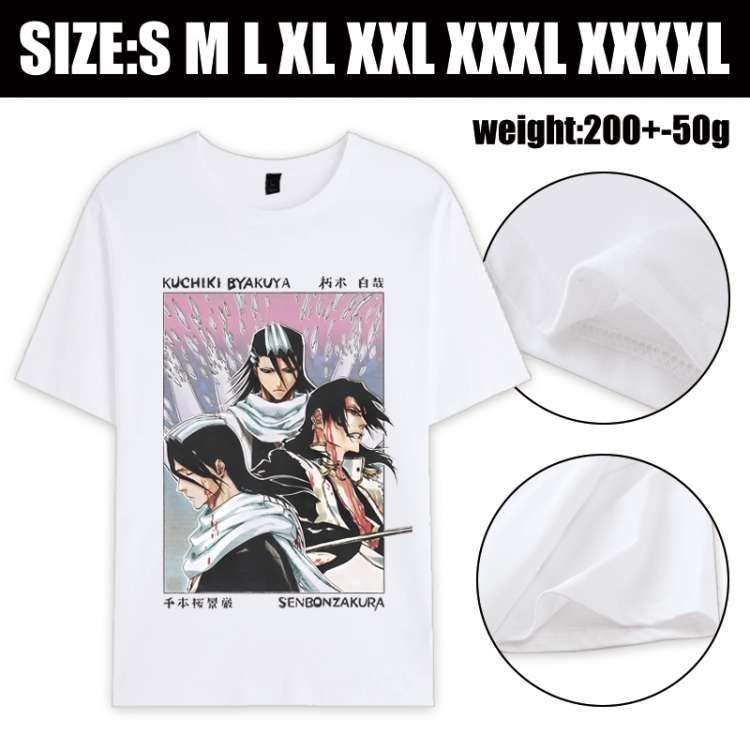 Bleach Anime printed pure cotton short sleeved T-shirt from S to 4XL