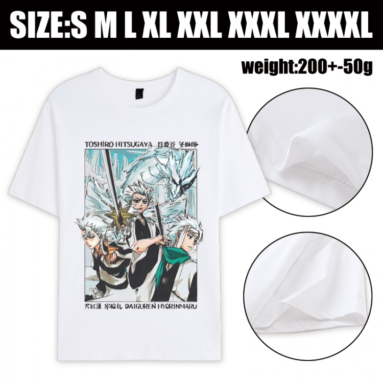 Bleach Anime printed pure cotton short sleeved T-shirt from S to 4XL
