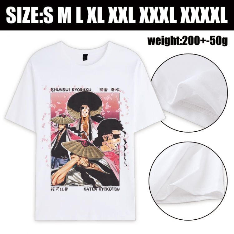 Bleach Anime printed pure cotton short sleeved T-shirt from S to 4XL