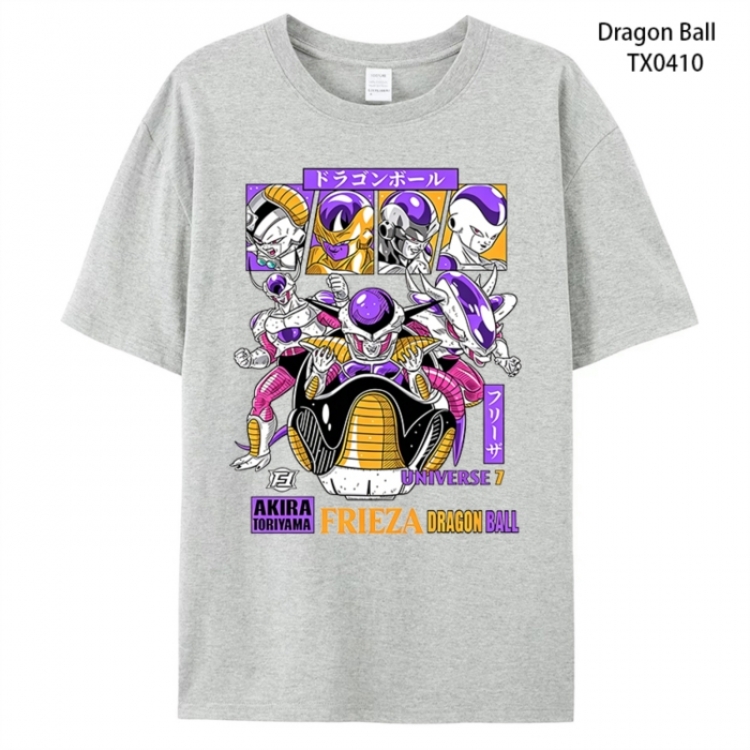 DRAGON BALL Anime peripheral printed pure cotton T-shirt from S to 4XL