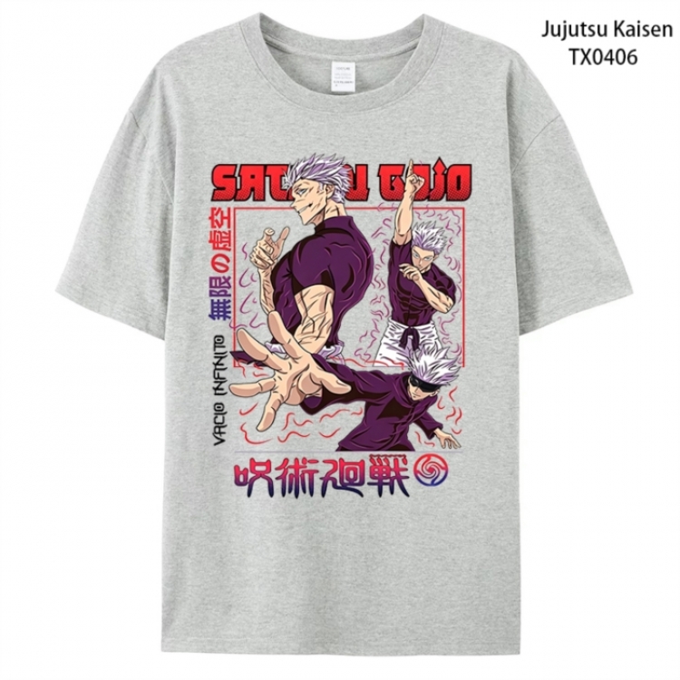Jujutsu Kaisen Anime peripheral printed pure cotton T-shirt from S to 4XL