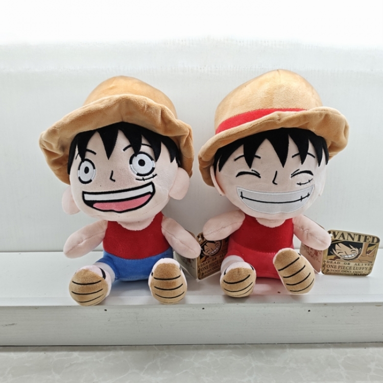 One Piece Anime peripheral plush toy pendant 20CM a set of 2