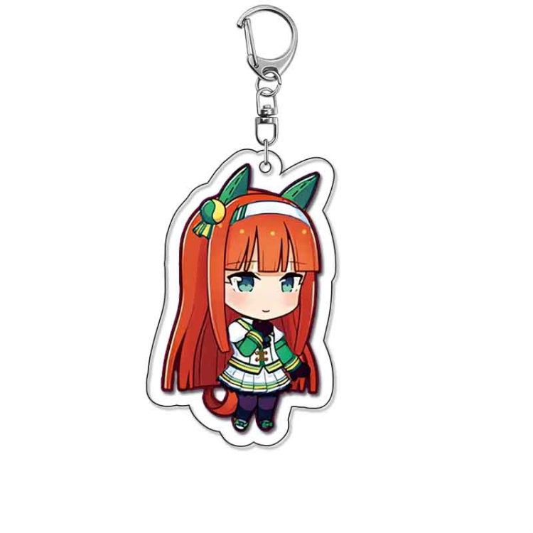 Pretty Derby Anime Acrylic Keychain Charm price for 5 pcs