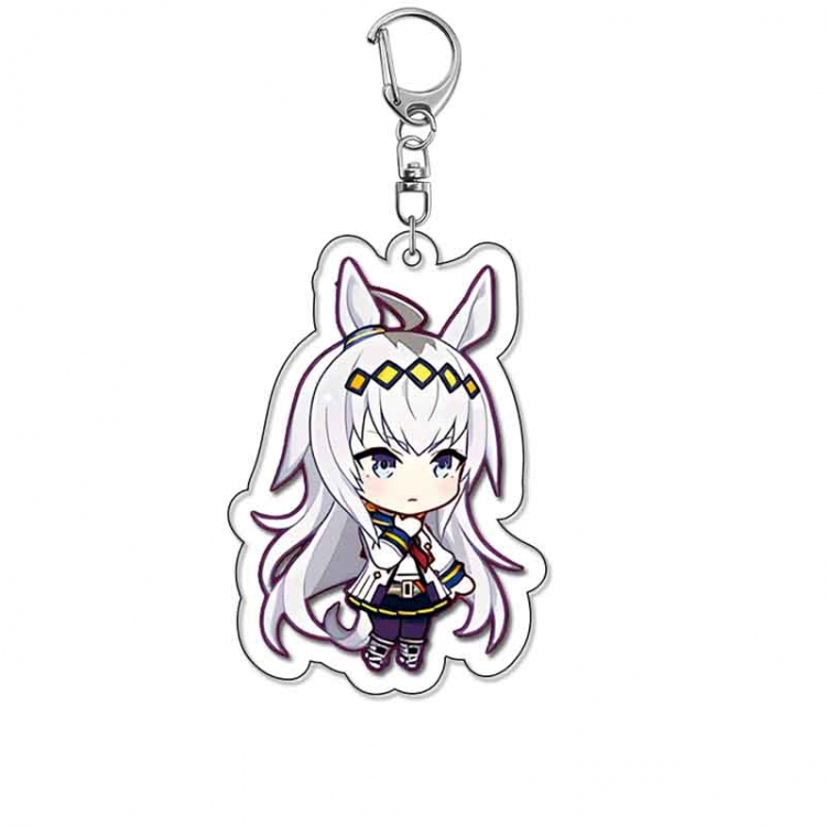 Pretty Derby Anime Acrylic Keychain Charm price for 5 pcs