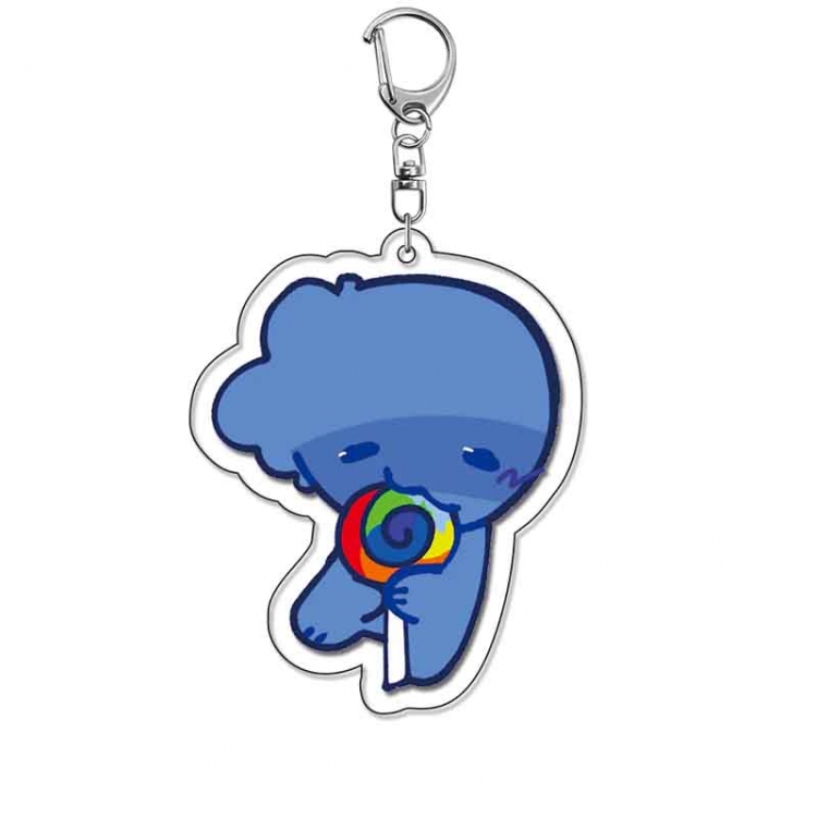 ‌The Abandoned Visitor Anime Acrylic Keychain Charm price for 5 pcs