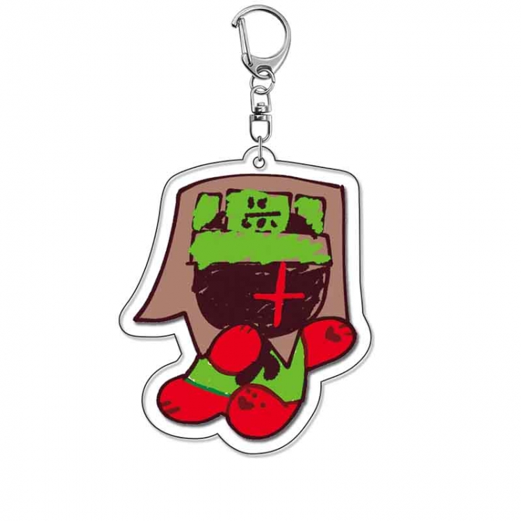 ‌The Abandoned Visitor Anime Acrylic Keychain Charm price for 5 pcs