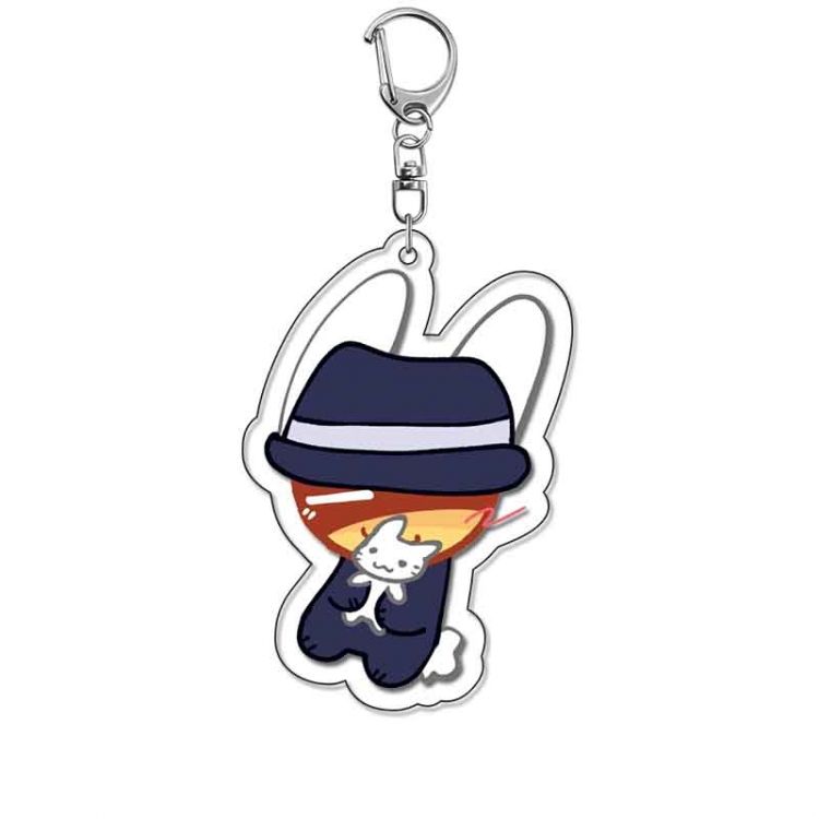 ‌The Abandoned Visitor Anime Acrylic Keychain Charm price for 5 pcs
