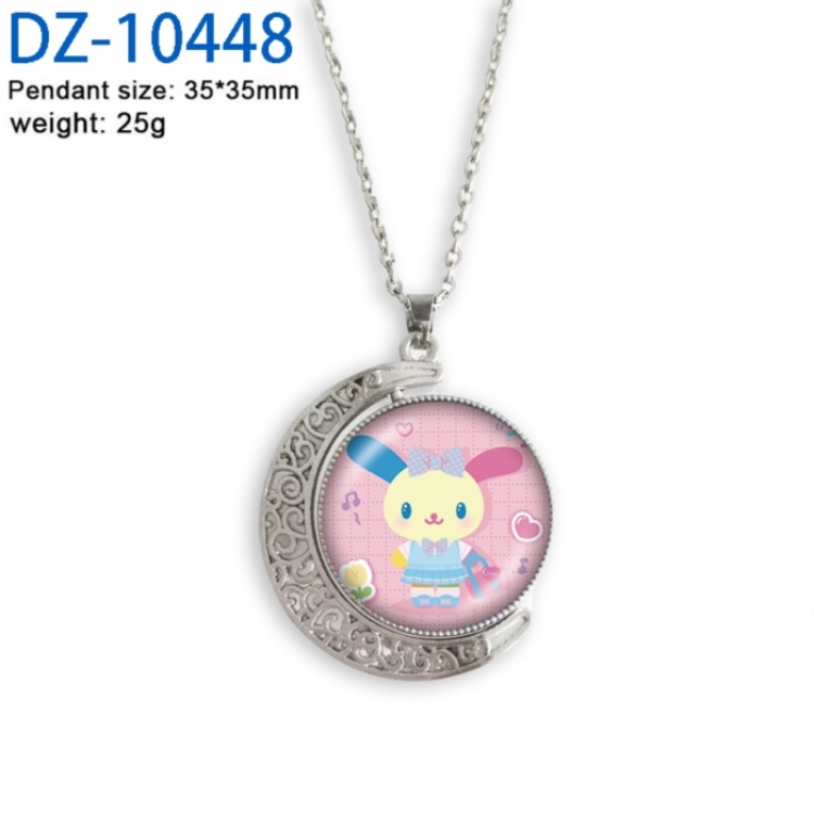 Chainsaw Man Anime Double sided Crystal Rotating Gem Necklace price for 5 pcs