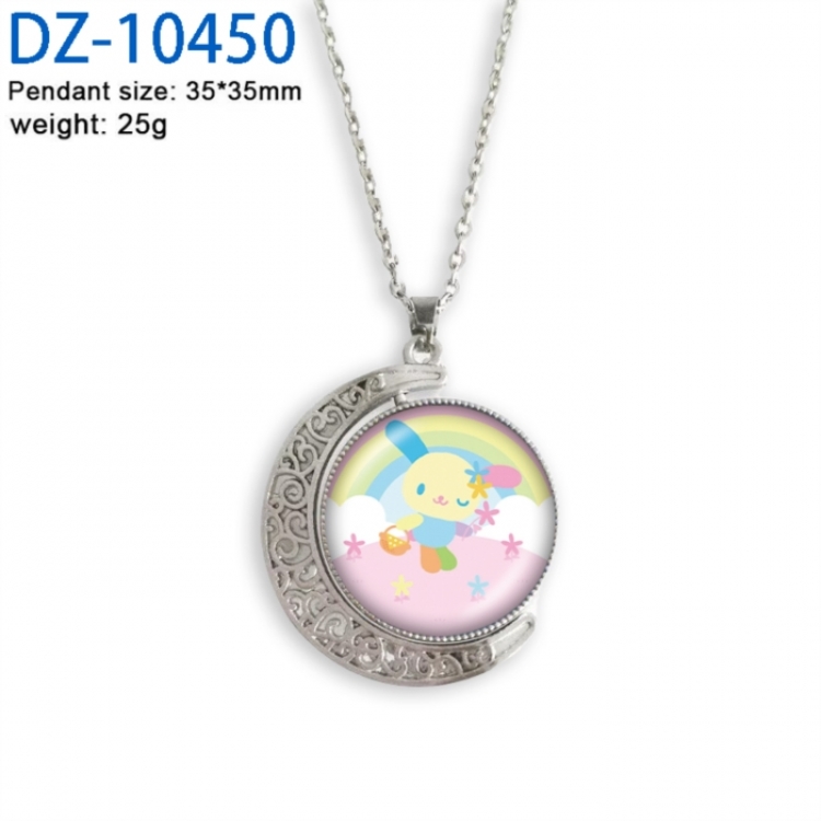 Chainsaw Man Anime Double sided Crystal Rotating Gem Necklace price for 5 pcs
