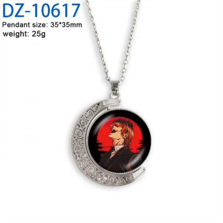 Death note Anime Double sided Crystal Rotating Gem Necklace price for 5 pcs