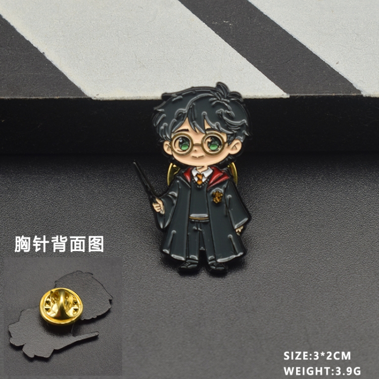 Harry Potter Anime cartoon metal brooch  price for 5 pcs 