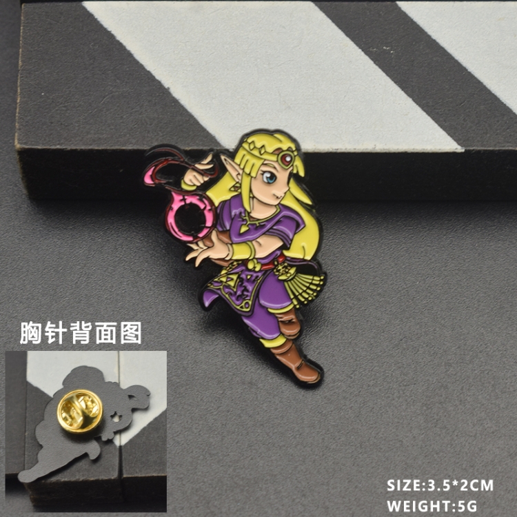 The Legend of Zelda Anime cartoon metal brooch  price for 5 pcs 