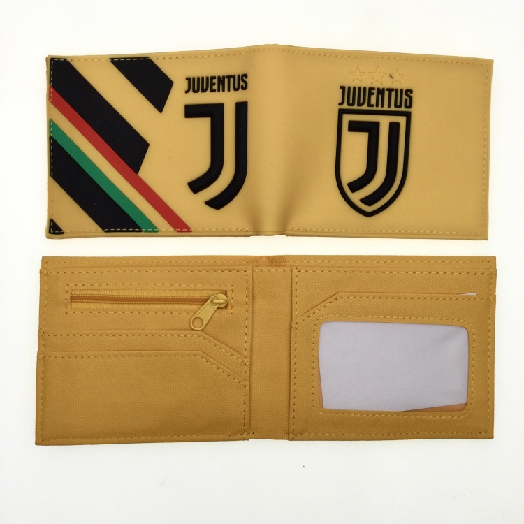 Football Anime peripheral PVC adhesive surface short style folding wallet