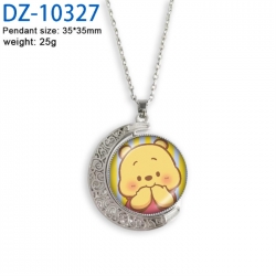 Winnie Anime Double sided Crystal Rotating Gem Necklace price for 5 pcs