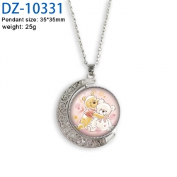 Winnie Anime Double sided Crystal Rotating Gem Necklace price for 5 pcs