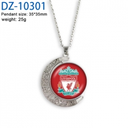 Football Anime Double sided Crystal Rotating Gem Necklace price for 5 pcs