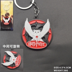Harry Potter Anime peripheral rotatable keychain price for 5 pcs