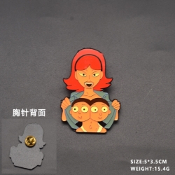 Rick and Morty Anime cartoon metal brooch price for 5 pcs