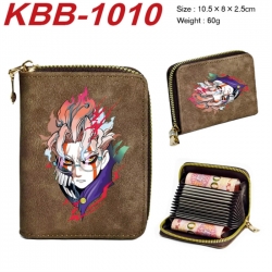 DANDADAN Anime-themed bank card zipper cardholder with dimensions 10.5x8x2.5cm