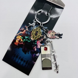 Demon Slayer Kimets Animation cartoon 4 pendant key chain pendant