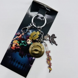 Demon Slayer Kimets Animation cartoon 4 pendant key chain pendant