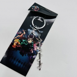 Demon Slayer Kimets Anime peripheral metal keychain price for 5 pcs