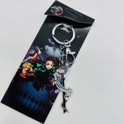 Demon Slayer Kimets Anime peripheral metal keychain price for 5 pcs