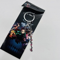 Demon Slayer Kimets Anime peripheral metal keychain price for 5 pcs