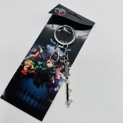 Demon Slayer Kimets Anime peripheral metal keychain price for 5 pcs