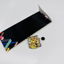Pokemon Anime cartoon metal brooch  price for 5 pcs 