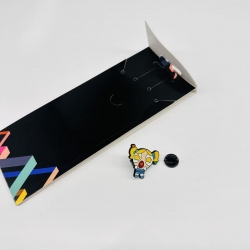 The Powerpuff Girls Anime cartoon metal brooch  price for 5 pcs 