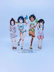 Makeine: Too Many Losing Her Anime Laser Acrylic Humanoid keychain Standing Plates