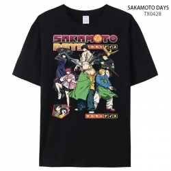 SAKAMOTO DAYS Anime peripheral printed pure cotton T-shirt from S to 4XL