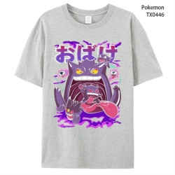 Pokemon Anime peripheral printed pure cotton T-shirt from S to 4XL