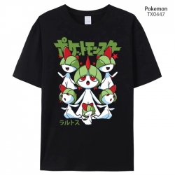 Pokemon Anime peripheral printed pure cotton T-shirt from S to 4XL