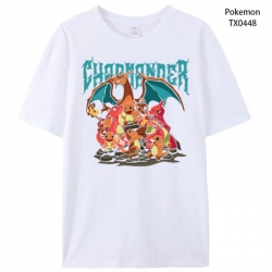 Pokemon Anime peripheral printed pure cotton T-shirt from S to 4XL