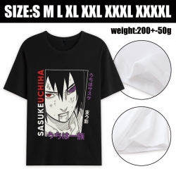 Naruto Anime printed pure cotton short sleeved T-shirt from S to 4XL