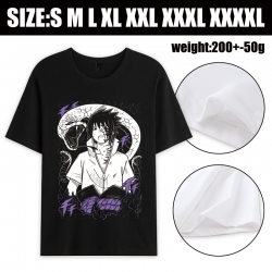 Naruto Anime printed pure cotton short sleeved T-shirt from S to 4XL