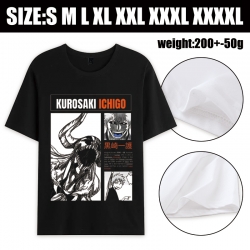Bleach Anime printed pure cotton short sleeved T-shirt from S to 4XL