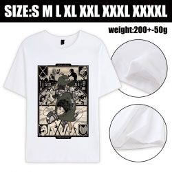 Shingeki no Kyojin Anime printed pure cotton short sleeved T-shirt from S to 4XL