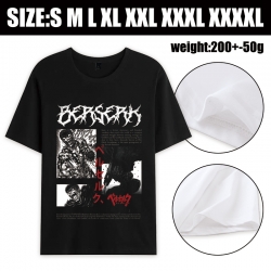 Berserk Anime printed pure cotton short sleeved T-shirt from S to 4XL