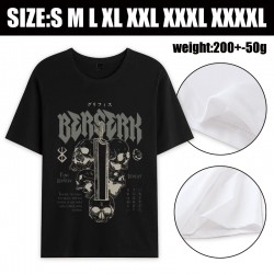 Berserk Anime printed pure cotton short sleeved T-shirt from S to 4XL