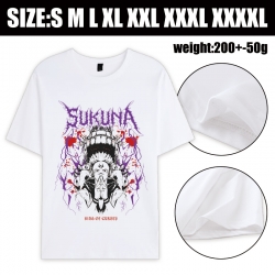 Jujutsu Kaisen Anime printed pure cotton short sleeved T-shirt from S to 4XL