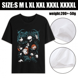Jujutsu Kaisen Anime printed pure cotton short sleeved T-shirt from S to 4XL