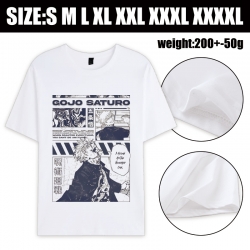 Jujutsu Kaisen Anime printed pure cotton short sleeved T-shirt from S to 4XL