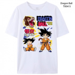 DRAGON BALL Anime peripheral printed pure cotton T-shirt from S to 4XL