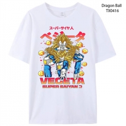 DRAGON BALL Anime peripheral printed pure cotton T-shirt from S to 4XL